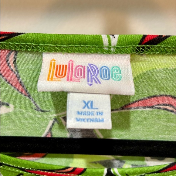 LuLaRoe XL Irma Disney Kermit High Low Top NWT - Picture 4 of 6
